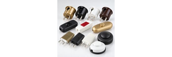 Stecker und Schalter