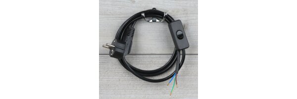 Anschlussleitung mit Schalter und Stecker