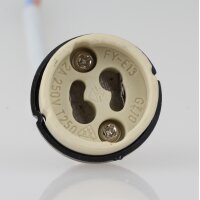 GZ/GU10 Hochvolt-Lampenfassung mit 23 cm PTFE-Leitung und...