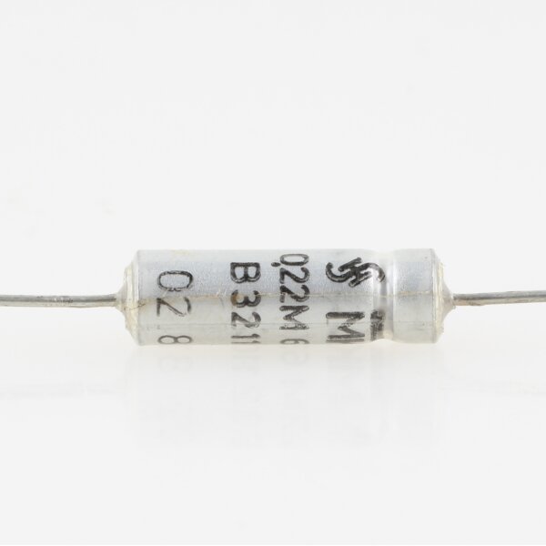 0.22M 63V Siemens MKL-Kondensator B32110F axial
