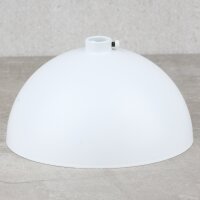 Lampen-Baldachin 50x100mm Metall weiß Kugelform mit...