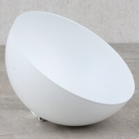 Lampen-Baldachin 50x100mm Metall weiß Kugelform mit...