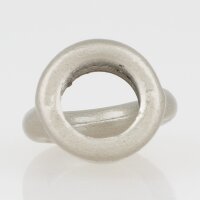 Ringnippel Metall Nickel matt 18x22mm mit M10x1 Innengewinde