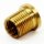 Reduzier Trompetennippel Gewinde-Adapter 12x12 Messing M10x1 AG auf M8x1 IG ohne V-Schutz