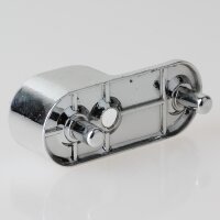 Häfele Schrankrohrlager Kleiderstangen-Halterung für Schrankrohr oval 30x15mm verchromt