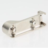Häfele Schrankrohrlager Kleiderstangen-Halterung für Schrankrohr oval 30x15mm zum Schrauben vernickelt