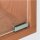Häfele Glas-Scharnier verchromt für Holz-/Glaskonstruktionen – 1 Paar
