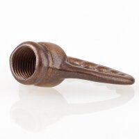 Zahnringnippel Metall antik fumé M10x1...