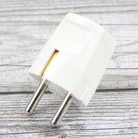 Schutzkontakt-Stecker reinweiß 250V/16A mit...