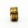 M10x1 AG auf M8x1 IG Reduzier Gewinde-Adapter | Länge 8 mm | Messing roh