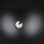Lampen-Baldachin 50x100mm Metall schwarz Kugelform mit 10mm Stellring