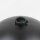 Lampen-Baldachin 50x100mm Metall schwarz Kugelform mit 10mm Stellring