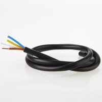 PVC-Lampenkabel Rundkabel schwarz 3-adrig 3x0,75 mm²...