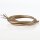 PVC-Lampenkabel Rundkabel gold 3-adrig 3x0,75 mm² H03VV-F mit integriertem Stahlseil als Zugentlastung - Meterware