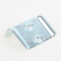 Häfele Möbel Bettverbinder für Mittelbalken- und Lattenrostauflage blau verzinkt