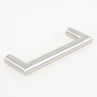 Häfele Möbelgriff Gehrungsgriff 108x35mm Edelstahl matt gebürstet rund