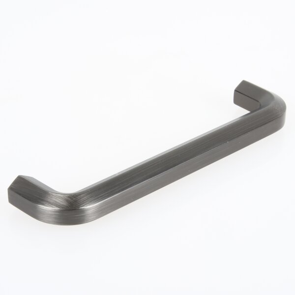 Häfele Möbelgriff Bügelgriff 140x32 mm vernickelt schwarz gebürstet
