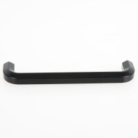 Häfele Möbelgriff Bügelgriff 140x32 mm schwarz matt