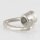 Zahn-Ringnippel Metall Nickel matt 42mm mit M10x1 Innengewinde