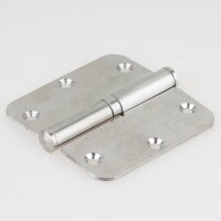 Häfele Aufschraubband Scharnier 80 x 82 mm Edelstahl...