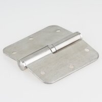 Häfele Aufschraubband Scharnier 80 x 82 mm Edelstahl...