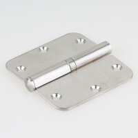 Häfele Aufschraubband Scharnier 80 x 82 mm Edelstahl...