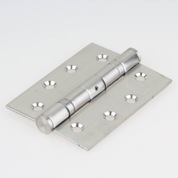 Häfele Aufschraubband Scharnier 102 mm Edelstahl matt Anschlag links/rechts
