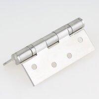 Häfele Aufschraubband Scharnier 102 mm Edelstahl matt Anschlag links/rechts