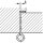 Häfele Aufschraubband Scharnier 127 mm Edelstahl matt Anschlag links/rechts
