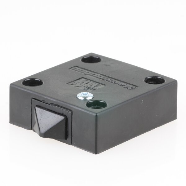 Häfele Türkontaktschalter 230V/2A mit Universaltaster schwarz – 820.22.110