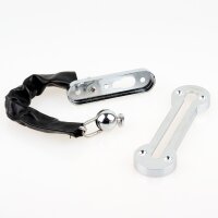 Häfele Türkette für Drehtüren 130x36 mm Zinkdruckguss verchromt poliert