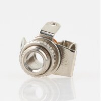 Klinkenbuchse 3.5mm Mono Einbaubuchse Metall mit Schalter Profitec J 109