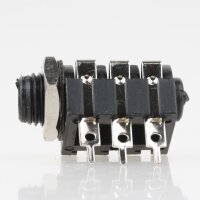 Klinkenbuchse 6.3mm Stereo Einbaubuchse für Löt- und Printmontage Profitec CJ 3056