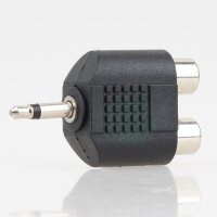 Audio Adapter 3.5mm Mono Klinkenstecker auf 2x Cinch...