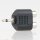 Audio Adapter 3.5mm Mono Klinkenstecker auf 2x Cinch Kupplung