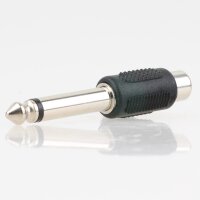 Audio Adapter 6.3mm Mono Klinkenstecker auf 1x Cinch...