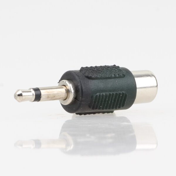 Audio Adapter 3.5mm Mono Klinkenstecker auf 1x Cinch Kupplung