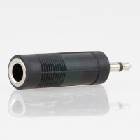 Audio Adapter 3.5mm Mono Klinkenstecker auf 6.3mm Mono...