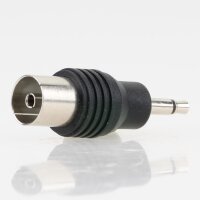 Audio Adapter 3.5mm Mono Klinkenstecker auf TV-Kupplung...