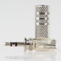 Klinkenstecker 2,5 mm Stereo Metall mit Knickschutz