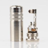 Klinkenkupplung 3.5mm Mono Metall ohne Knickschutz