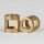 Auslass-Muffe Gewinde-Adapter Messing roh M10x1 Innengewinde auf M10x1 Innengewinde 14x15mm
