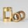 Auslass-Muffe Gewinde-Adapter Messing roh M10x1 Innengewinde auf M10x1 Innengewinde 14x20mm