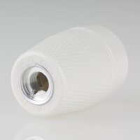 E27 Porzellan-Lampenfassung, glasiert mit M13x1...