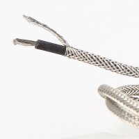 Niedervolt Koax TEC-Geflecht Leuchtenkabel 1x0,50...