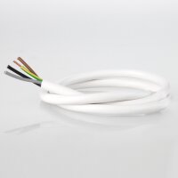 PVC-Lampenkabel weiß 4-adrig 4x0,75 mm²...