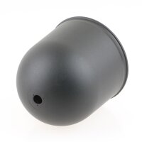 Lampen-Baldachin 73x68mm Kunststoff rund schwarz