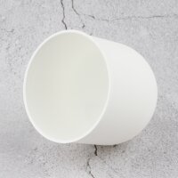 Lampen-Baldachin mit Zugentlastung 73x68mm Kunststoff rund weiß