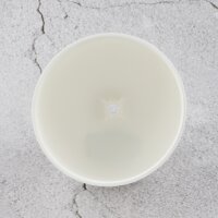 Lampen-Baldachin mit Zugentlastung 73x68mm Kunststoff rund weiß