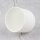 Lampen-Baldachin mit Zugentlastung 73x68mm Kunststoff rund weiß
